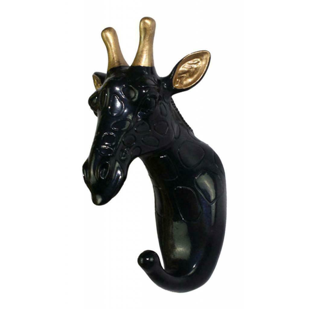 Wall Hook Cloth Hanger With Screws for Living Room Bathroom Porch Giraffe