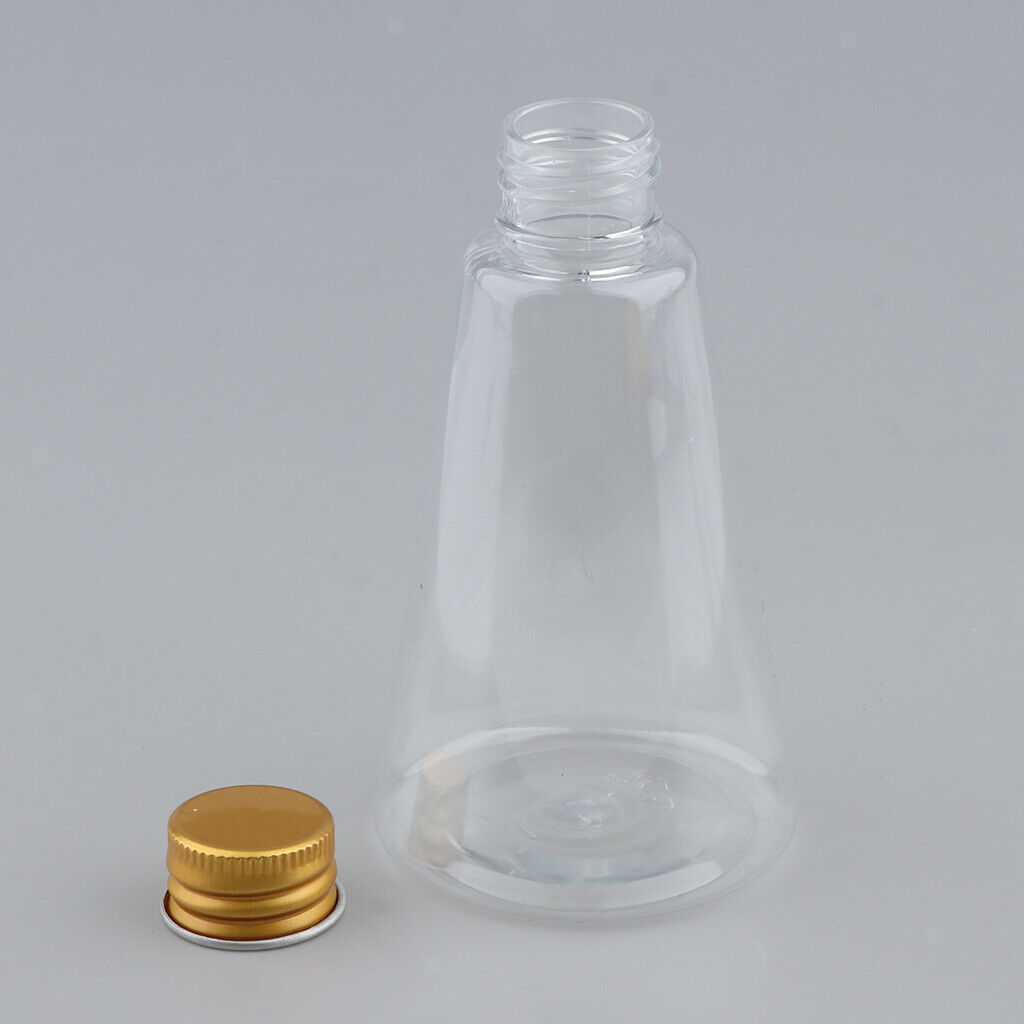 Premium Empty Plastic Bottles Clear Travel Containers Refillable BPA-free