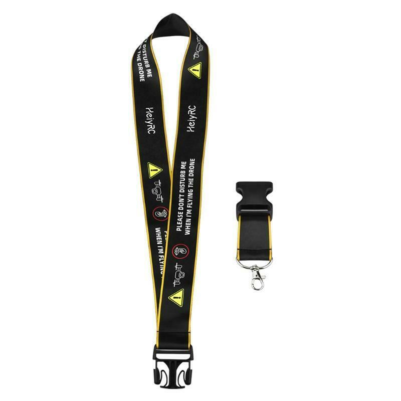 Hanging Neck Strap Skin-Friendly Lanyard Adjustable Hanging Flat Rope Black