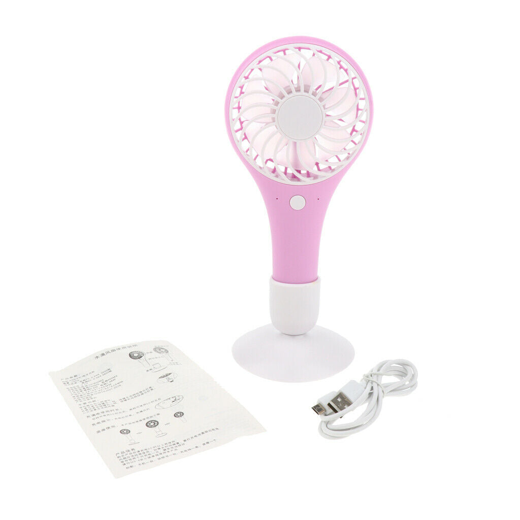Mini  Portable USB Handheld Fan Personal Fan Laptop Cooling Fans Purple