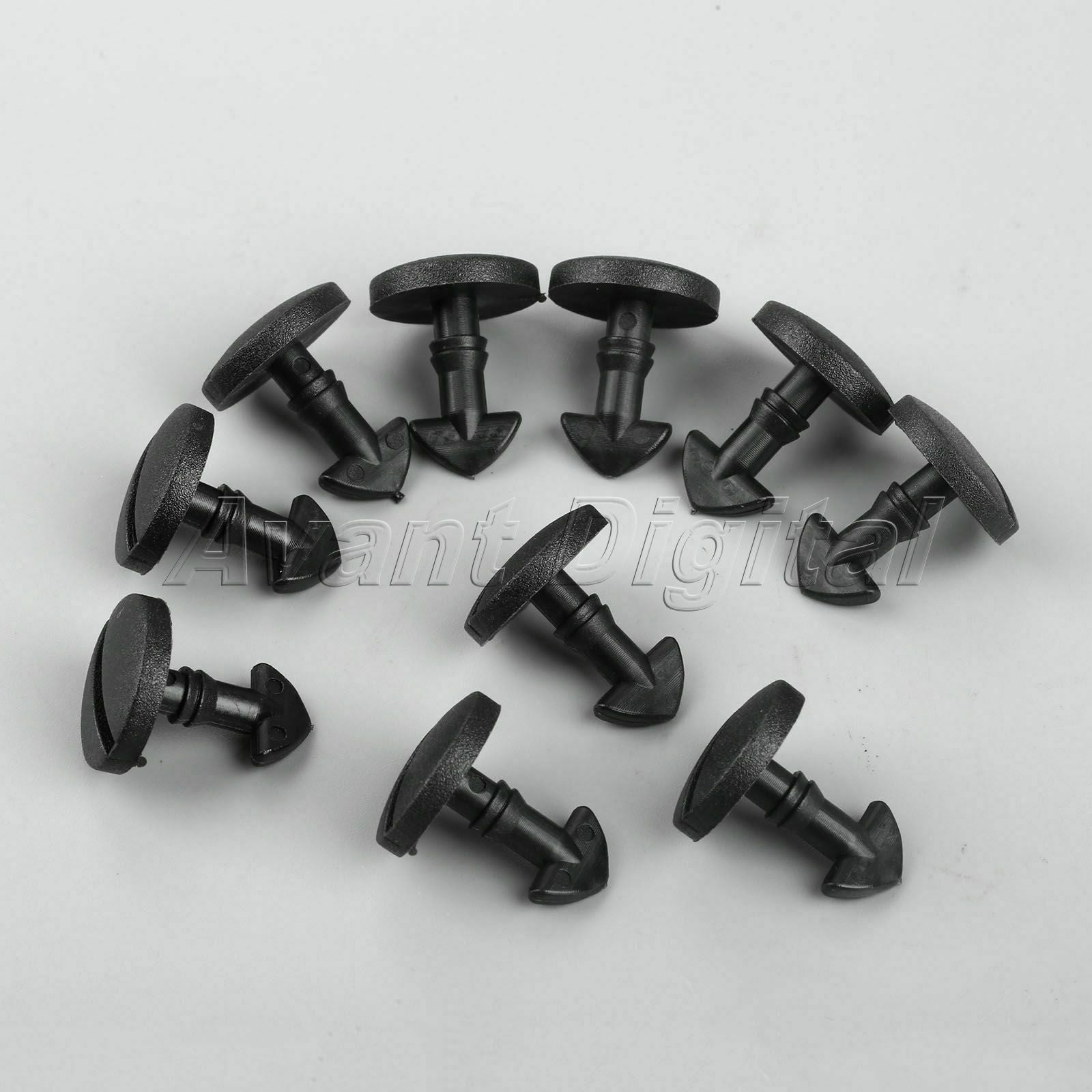 For RANGE ROVER 10PCS Car Auto Rear Bumper Tow Cover Clips Towing Eye Trim Clip