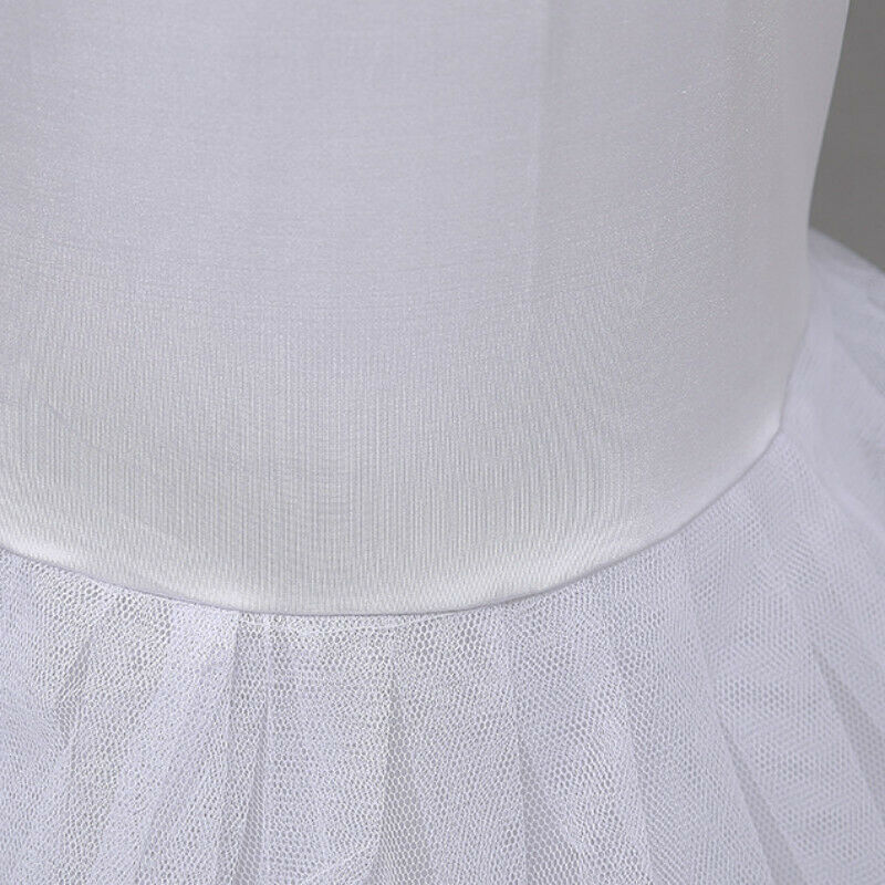 Petticoat Underskirt Dress Wedding Bridal Fishtail Skirt Mermaid Big Swing White