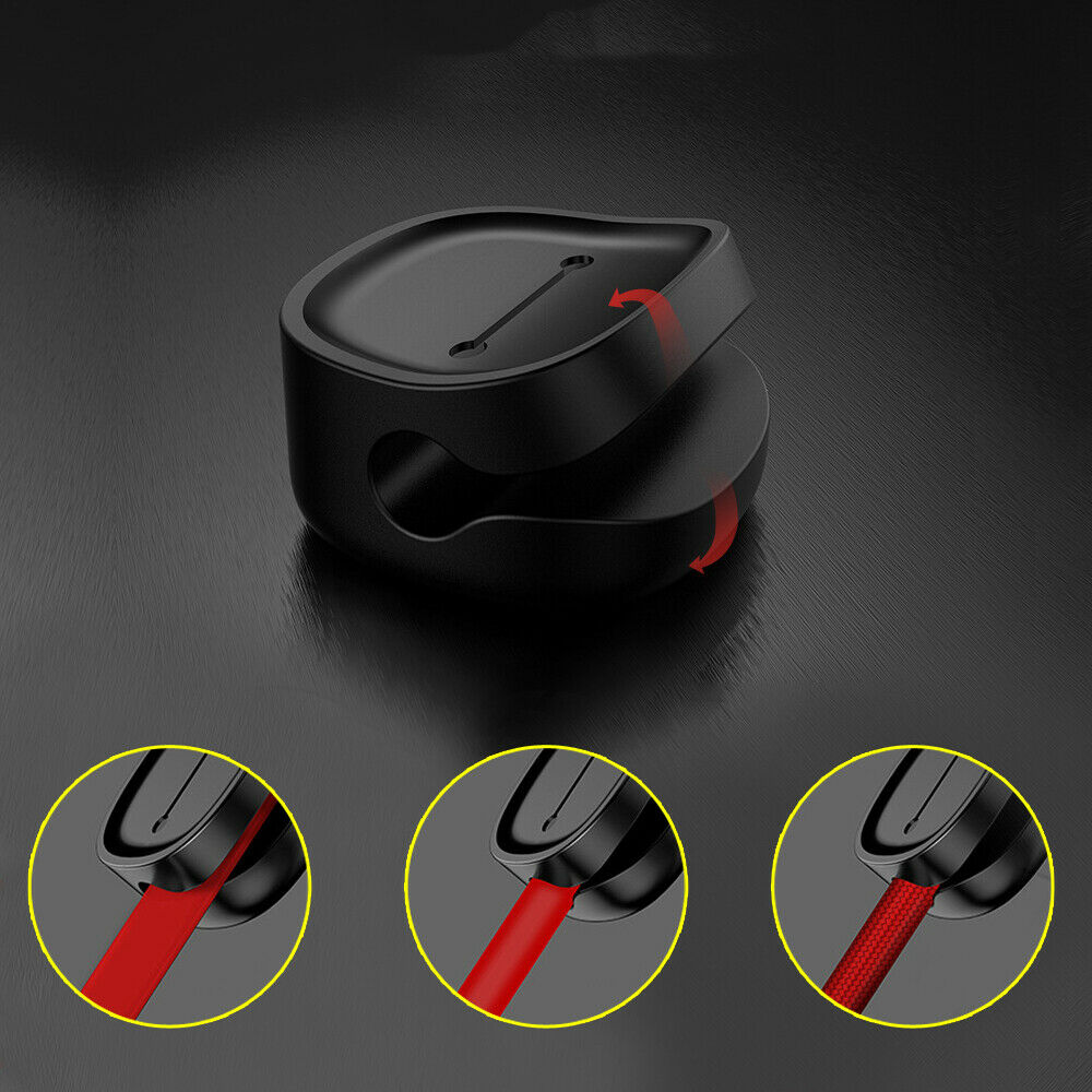 Magnetic Winder Clip Cord Organizer Lead Management Charger Cable Holder Baseus
