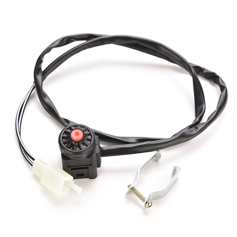 Motorcycle Kill Switch Red Push Button Horn Starter Dirt Bike ATV UTV Dua.l8