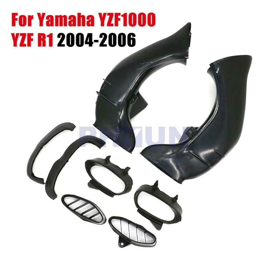 For Yamaha YZF1000 YZF R1 2004-06 Left&Right Air Intake House Tube Duct Pipe Kit