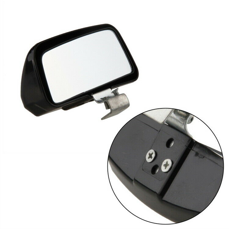Universal Black Car Wind Side Rear View Blind Spot Mirror Angle Auxiliary Safety