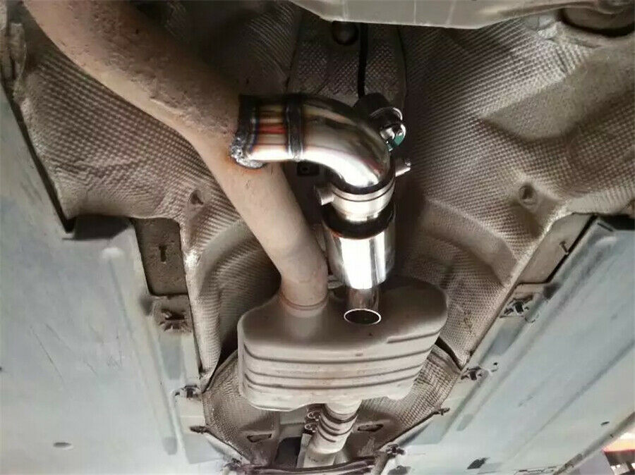 Stainless Steel Car Muffler Exhaust Pipe Tip Resonator 2.5 "inlet to 2.5" outlet