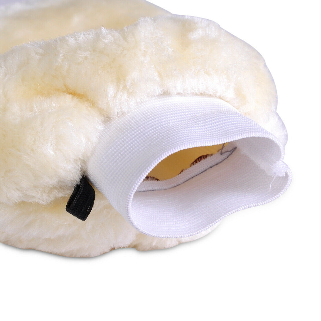Real Sheepskin Mitt Soft Polishing GLOVE LAMBSWOOL WASHING CLEANING POLISH An