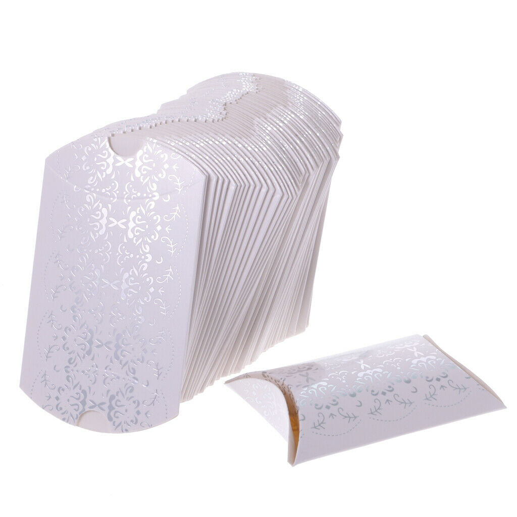 50pcs Favor Boxes Candy Boxes Pink Gift Boxes for Wedding Baby Shower