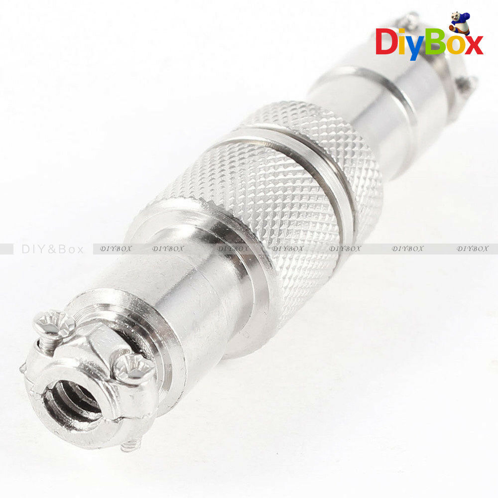 16mm Male & Female panel Metal Connector Aviation Plug GX16-6 6pin AC1200V