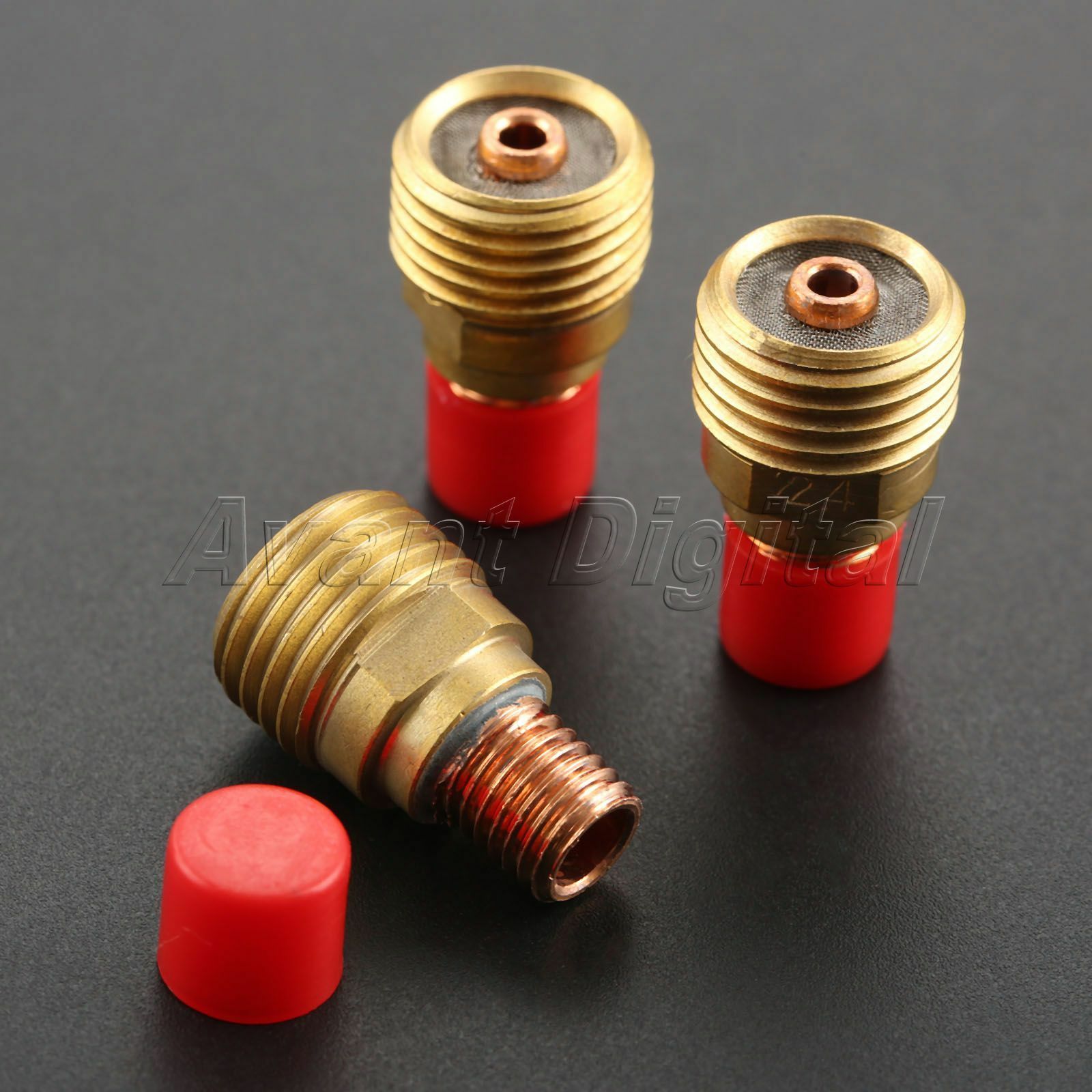 45V44 2.4mm TIG Gas Lens Collet Body SR DB PTA WP 9 20 25 Torch Supplies 3PK
