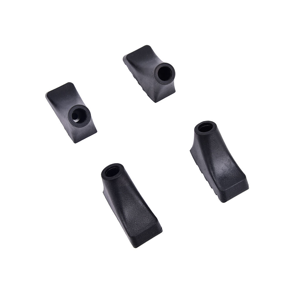4X Anti-slip rubber paw feet tips hammers hiking stick walking trekking cap Fx
