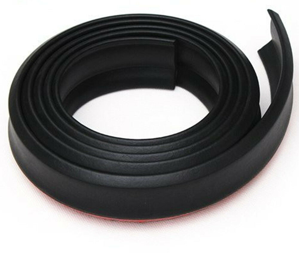 Car SUV Front Bumper Protector Lip Splitter Body Spoiler Skirt Valance Chin 2.5M