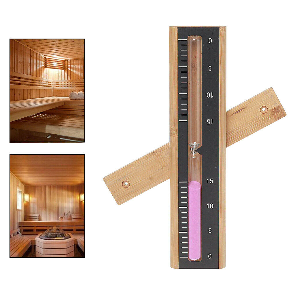 Multi-use Sauna Sand Timer Sandglass Timer Hourglass Clock for Sauna Room