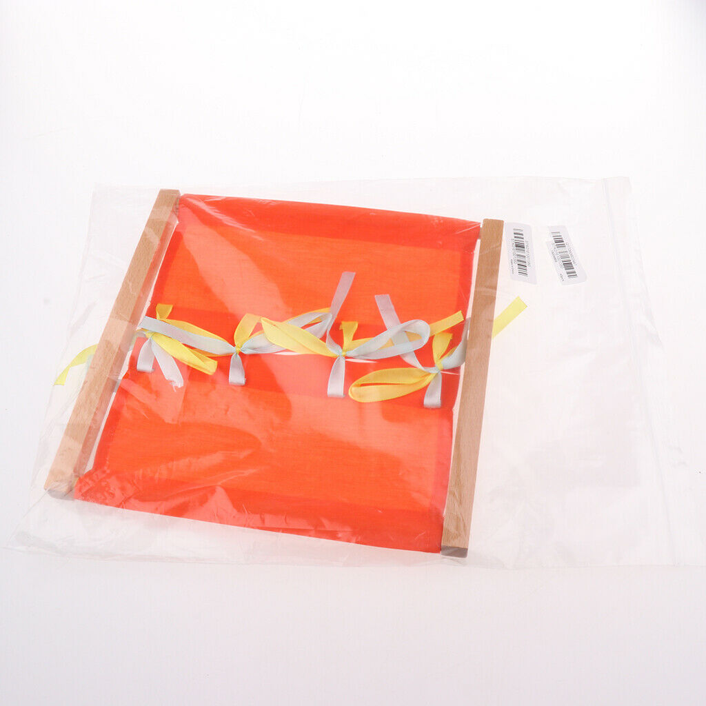 Set Of 2 Montessori Bow Tying Buttoning Dressing Frames for Baby Early