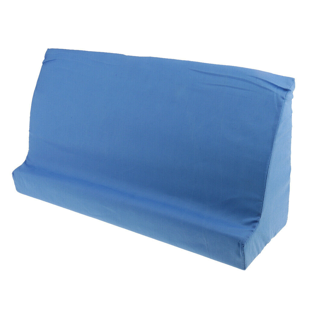 2Pieces Memory Foam Bed Wedge Pillow Elevation Cushion Washable Cover