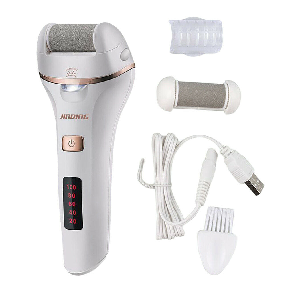 Electric Callus Remover w/Light For Feet Tool Foot File Dead Skin Remover