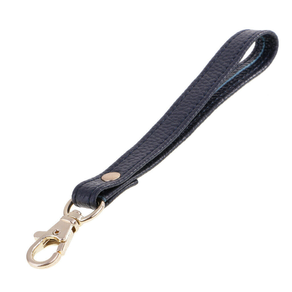 2 Packs Durable Real Leather Wristlet Pouch Wrist Bag Strap Clutch Handle
