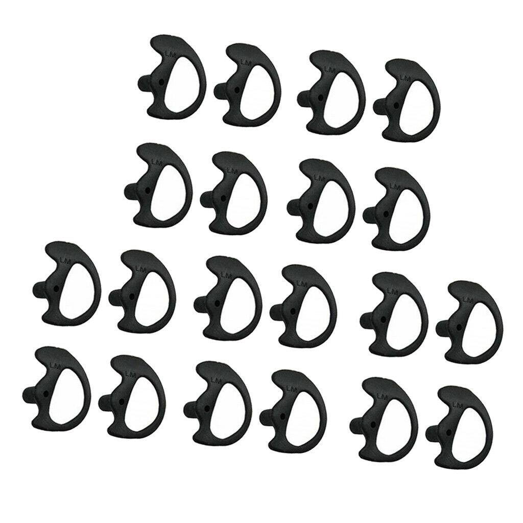 10 Pairs Soft Left Earplug Ear Plugs For  Two Way Radio Kits