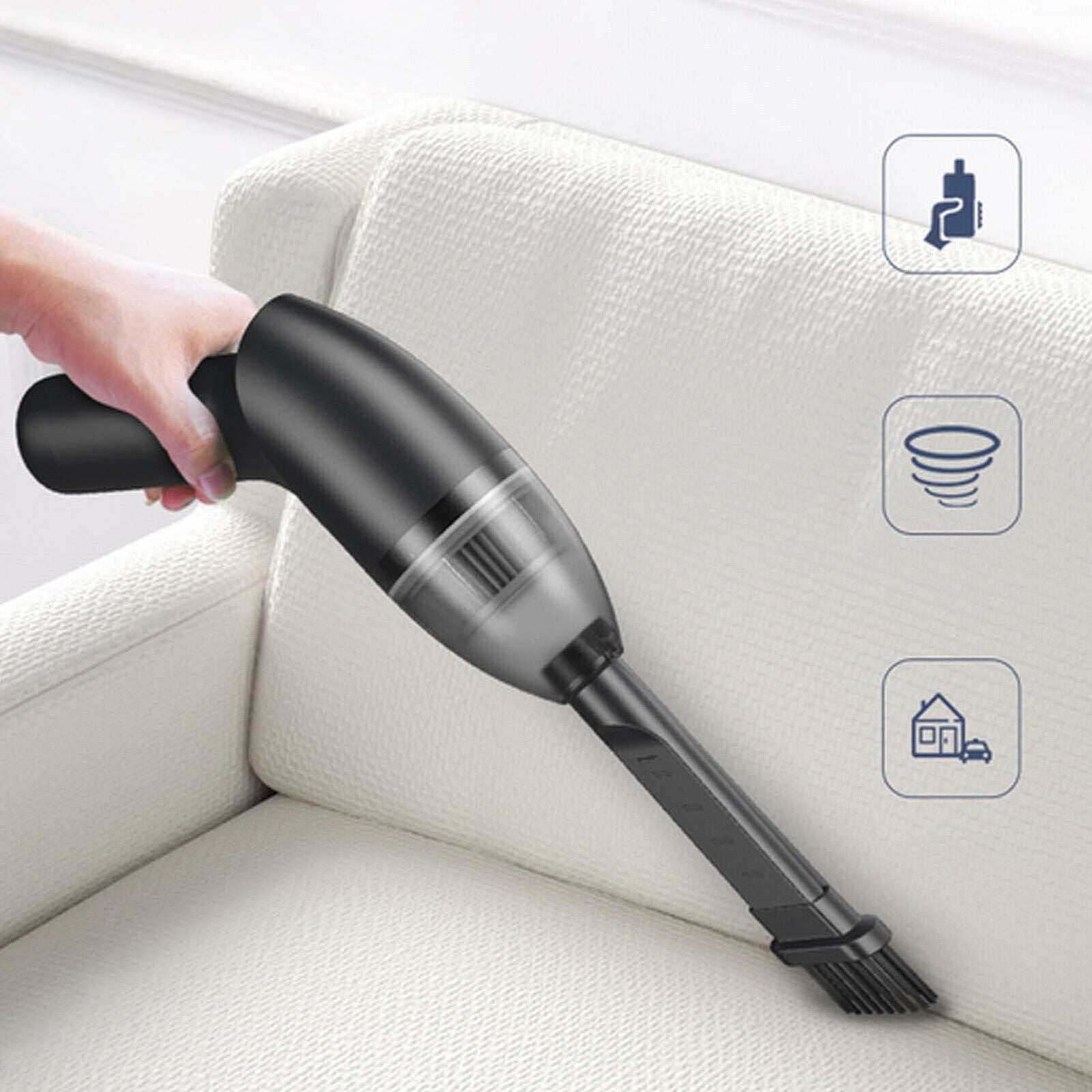 Portable Cordless Car Vacuum Cleaner Rechargeable High Power Wet Dry Vacuum