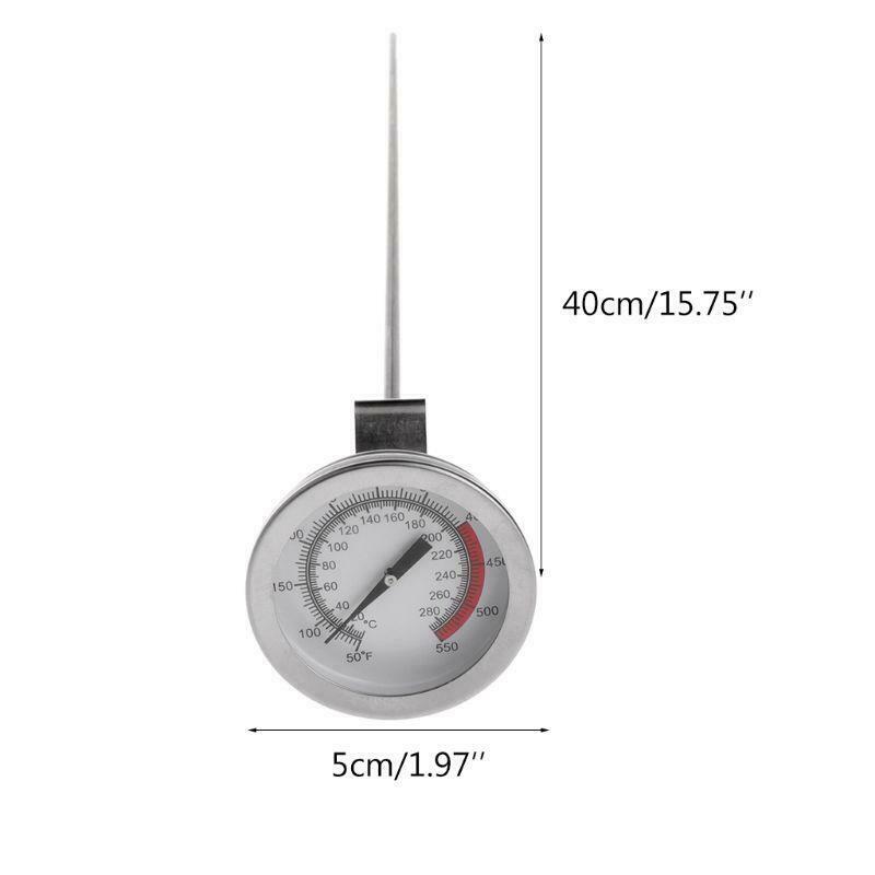 Long Probe Frying Oil Fryer Fries Fried Chicken Wings BBQ Grill Thermometer 40cm