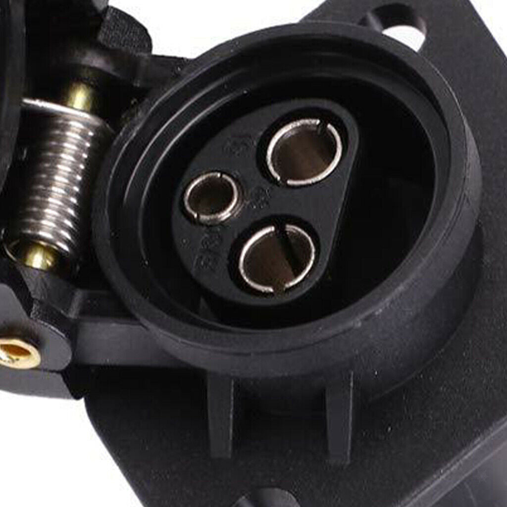 3 Pin Plug Socket Trailer Connector Adapter for Truck Parts Replacement