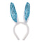 Bunny Ear Headband Rabbit Ear Hairband Baby Shower Party Hair Decor Sky Blue
