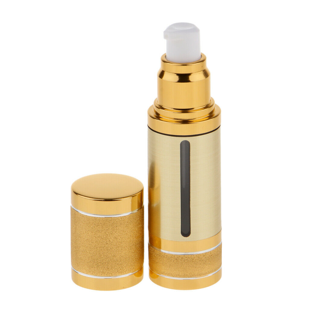 2Pcs 30ml Airless Pump Bottle Lotion Suncreen Cosmetic Refillable Container