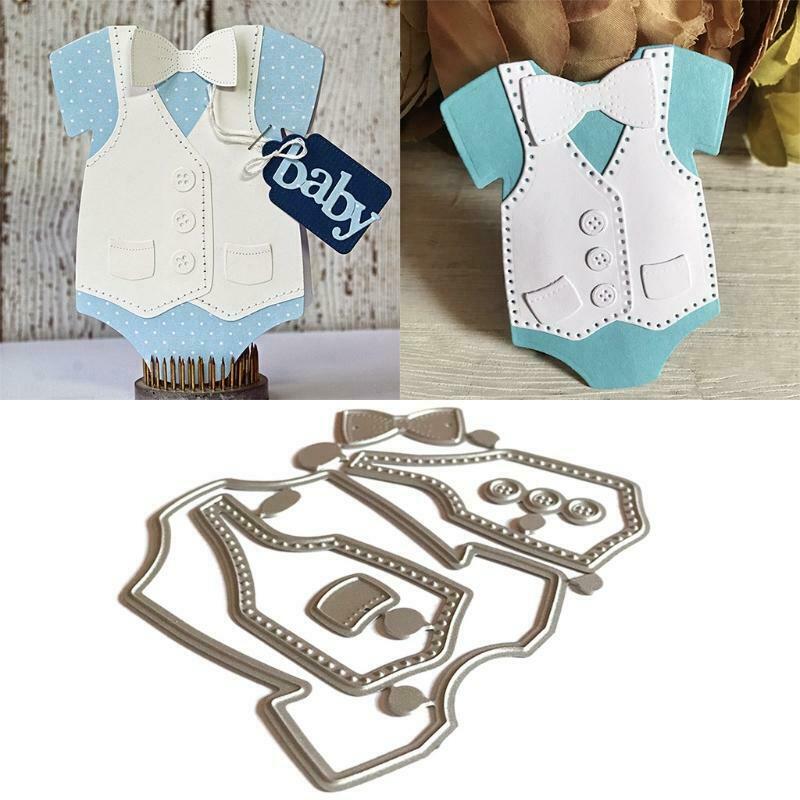 Baby Boy Vest Metal Cutting Dies Stencil DIY Scrapbooking Album Paper Card Mold