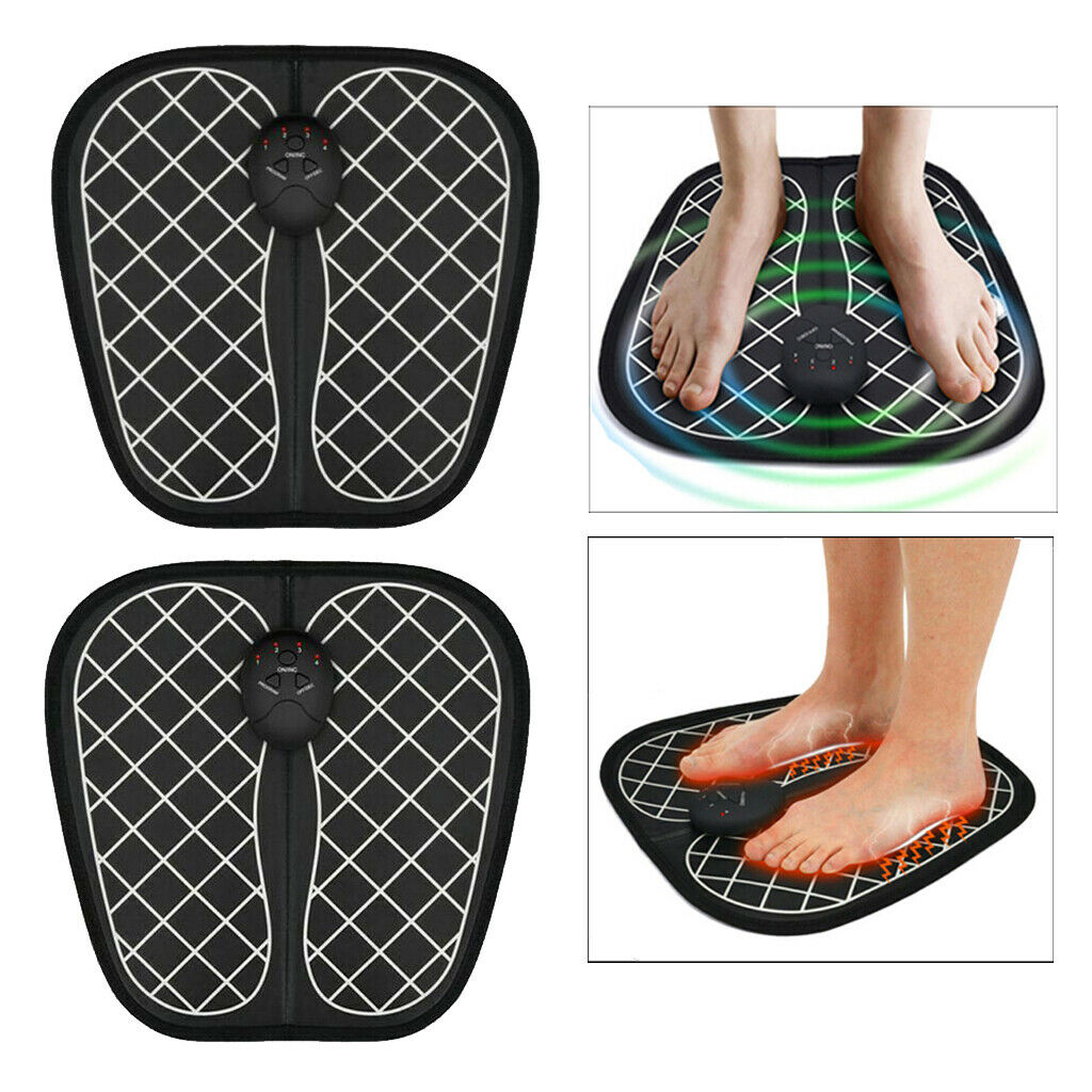 2x Electric Foot Massager Mat Acupoints Massager Relieve Fatigue for Relax