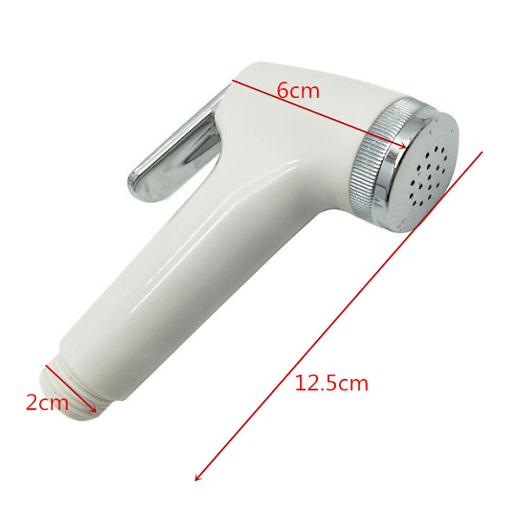 Chrome ABS Bidet Douche Shattaf Shower Toilet Spray Head Hygiene Set Muslim