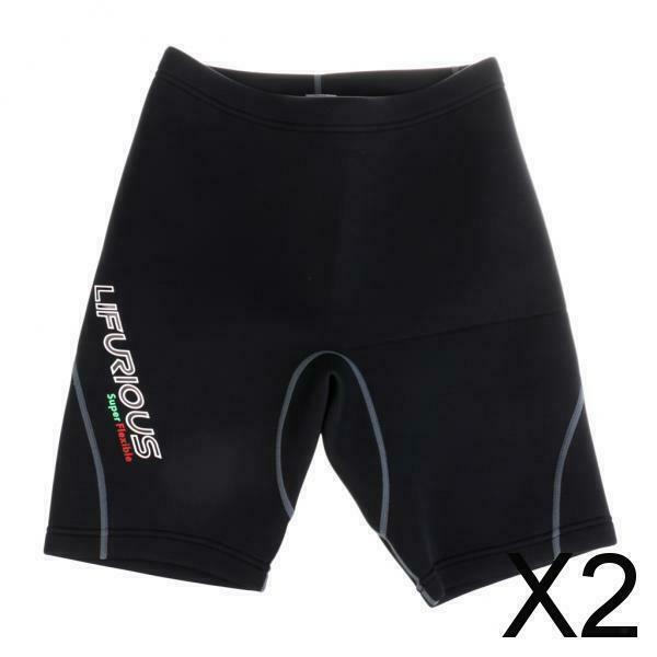 2X Neoprene Wetsuits Shorts Thick Warm Elastic Trunks Diving Swimming Pants XL