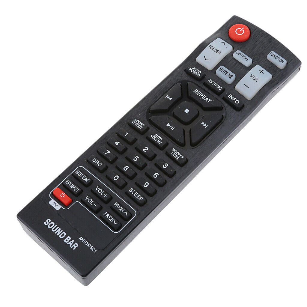AKB73575421 Remote Control for LG Sound Bars NB3530A, NB3532A, NB4530B, NB4532B,