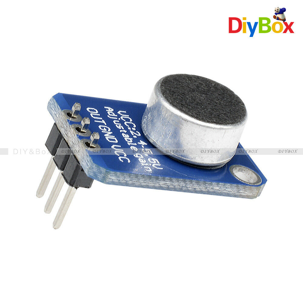 MAX4466 Electret Microphone Amplifier  With Adjustable Gain For Arduino