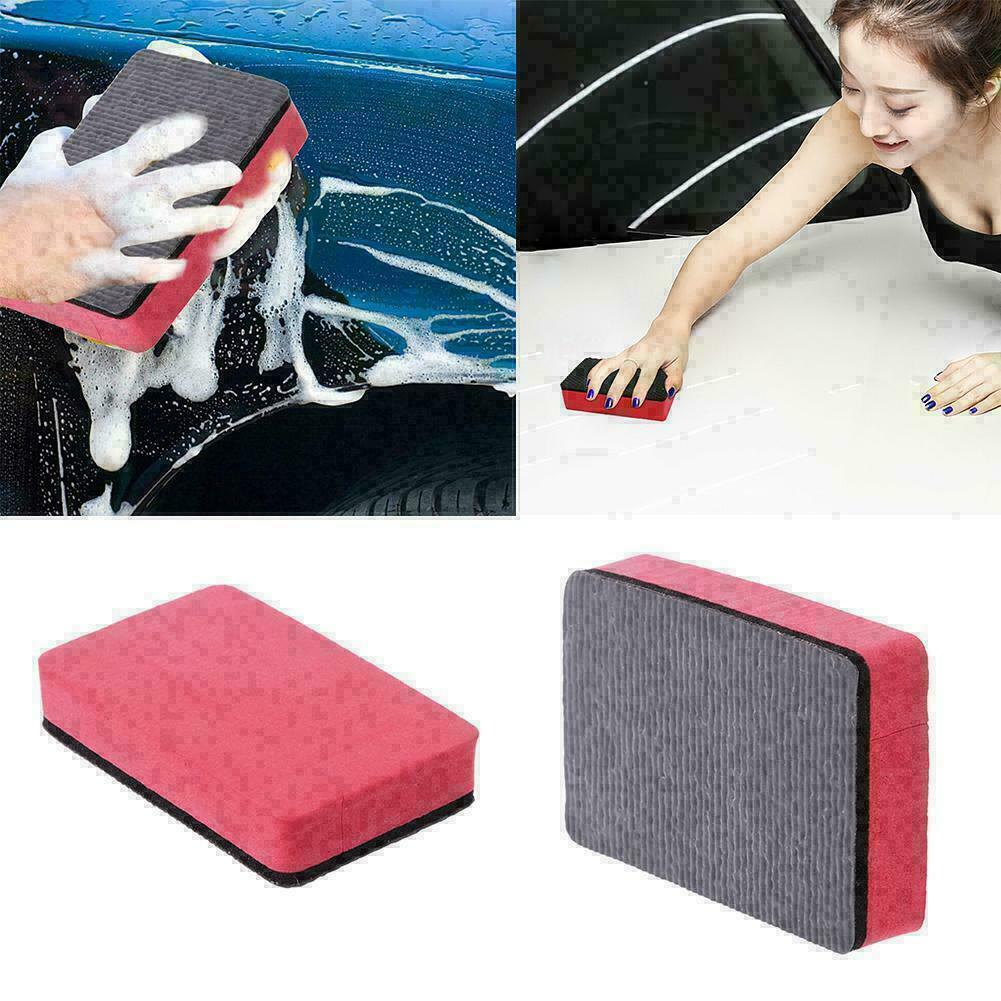 Useful Car Clay Bar Pad Sponge Block Cleaning C3Y9 Polish W6I8 O1A9 Tool F9N7