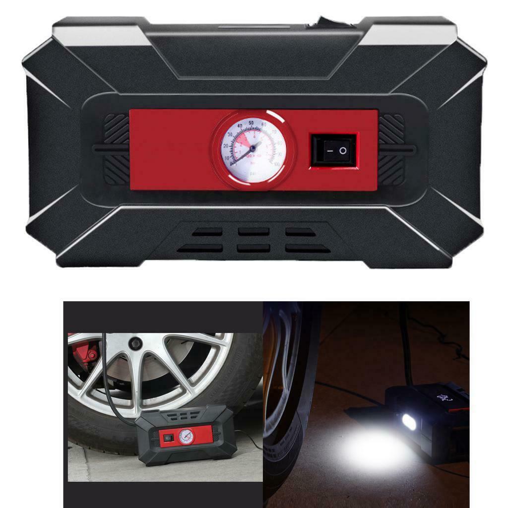Tire Inflator Car Air Pump with Meter Guague No Noise for Cars Bicycles RVs