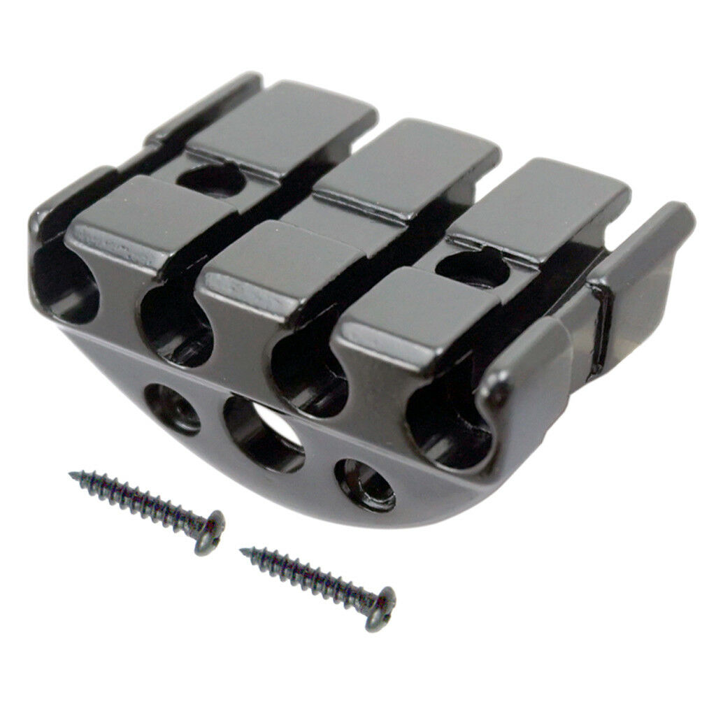 39mm Electric Guitar String Locking Nut Suspension Type Headless w/ Screws