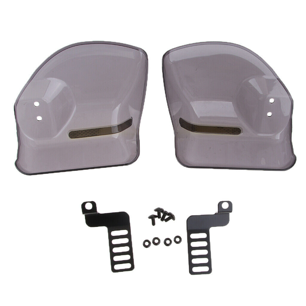 Universal Motorcycle Handlebar Hand Guard Wind Deflector Protector Shield
