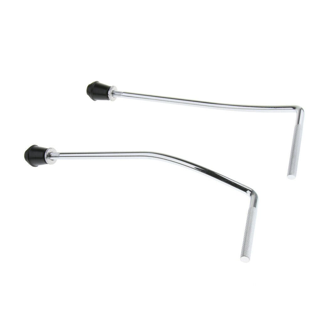 2pcs Metal Floor Bass Drum Legs Arm for Drum Musical Replacement Parts