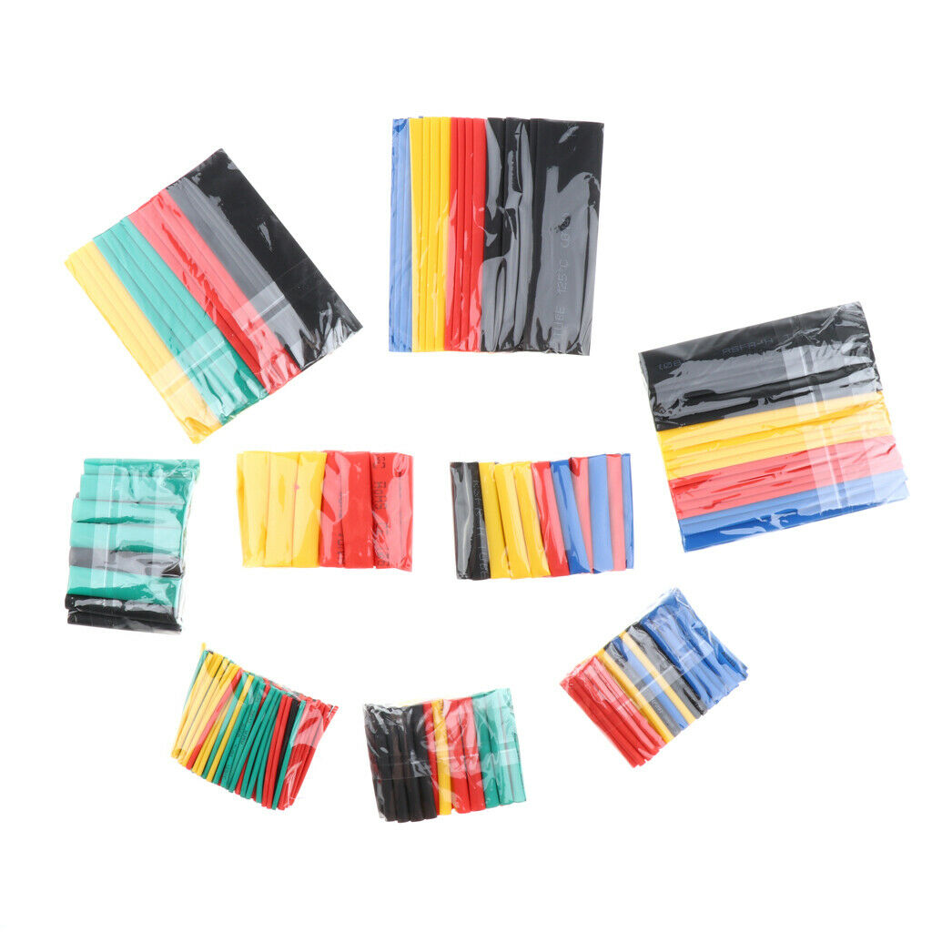 Shrinkable Sheath Insulation Shrink Wrap 2: 1 For 328pcs Wire Cable