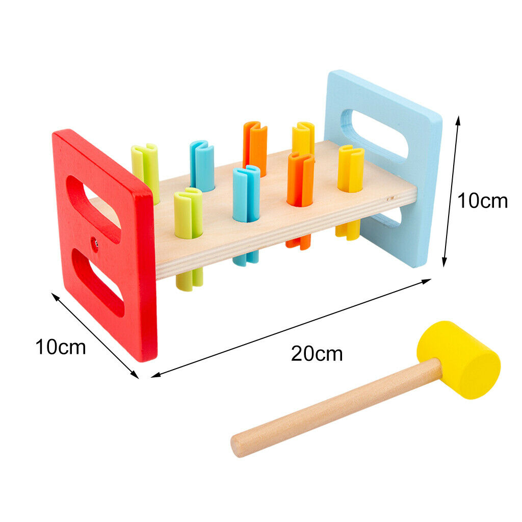 Wood Pounding Bench Hand Eye Coordination Training Educational Toys