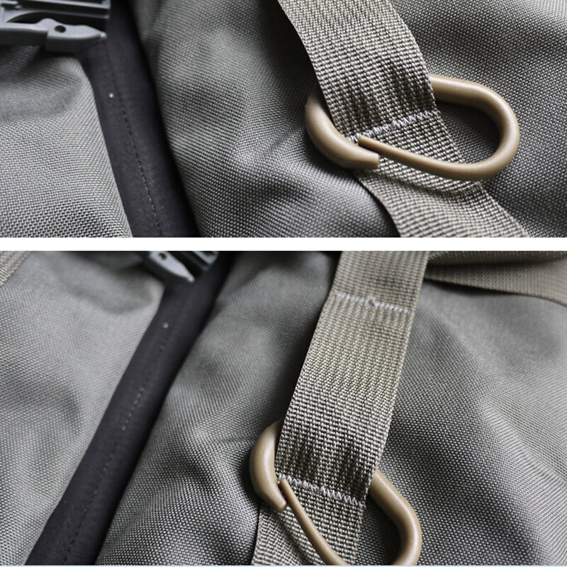10x  Plastic Carabiner Lock Molle Buckle Survival Backpack Multiuse Pip M.l8