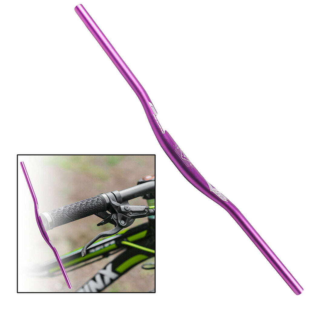 Deluxe Mountain Bike Handlebar 31.8mm DH MTB High Rise Bar  Purple