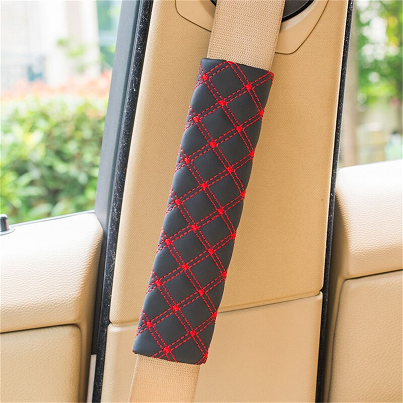 2Pcs Car Safety t Belt Shoulder Pads Cover Cushion Harness Pad Protecto.l8