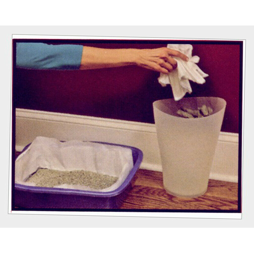 Reusable Cat Feces Filter Cat Sand Bag Hands Free Cats Sifting Litter Tray