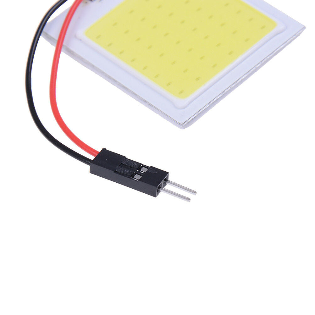 48 smd cob led 3w 12v white light car interior panel lights dome lamp bulbWGJ Tt