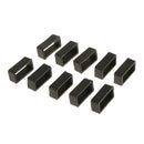 10Pcs Rubber Silicone Leather Rubber Replacement Watch Band Strap Loops Keeper
