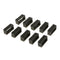 10Pcs Rubber Silicone Leather Rubber Replacement Watch Band Strap Loops Keeper