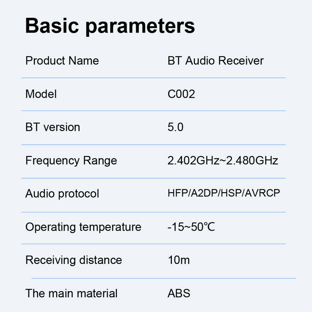 Portable USB Wireless Bluetooth 3.5 mm Audio Music Receiver Adapter AUX Car