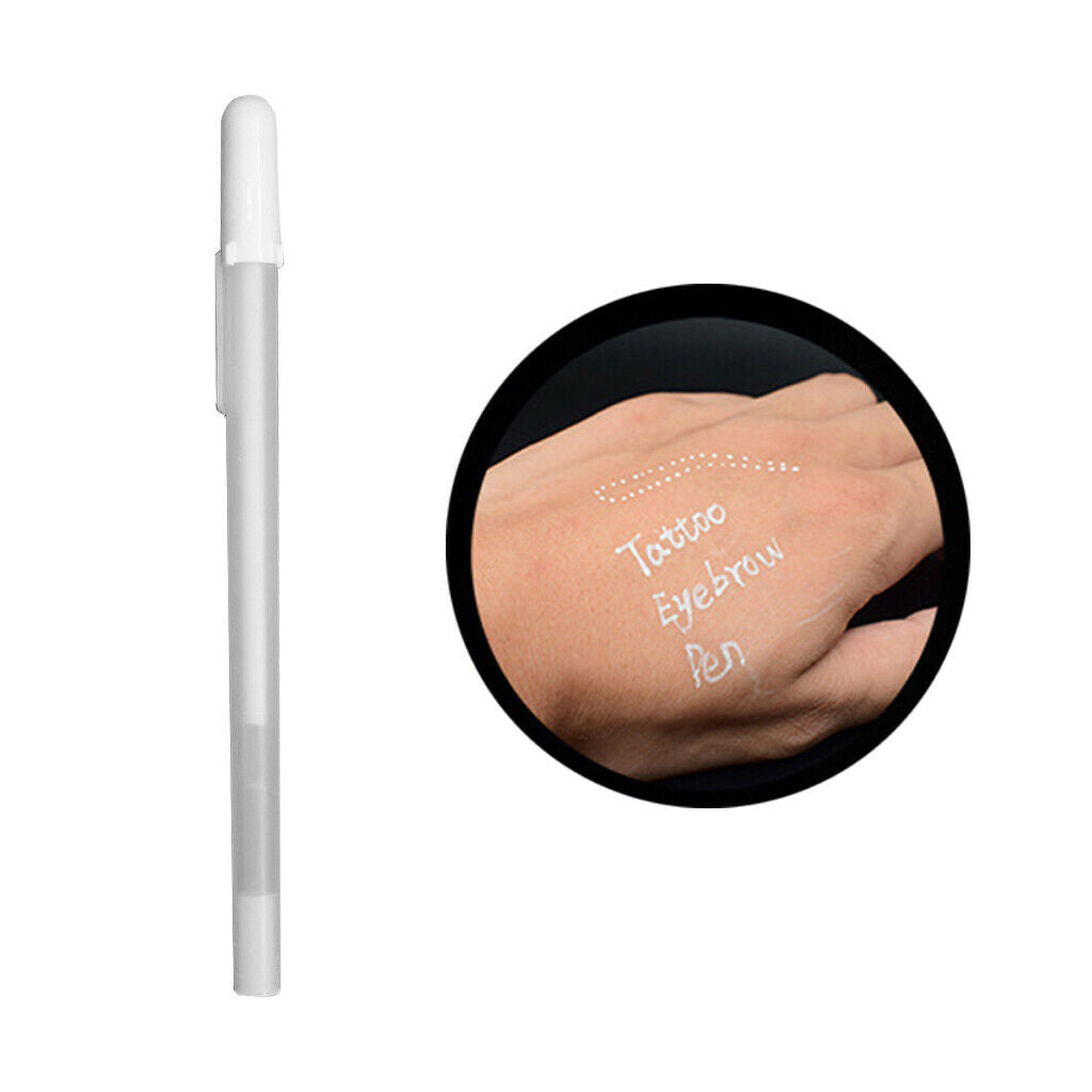 White Skin Markers For Eyebrow Make Up Micrometer Measurement Tool